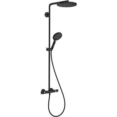 Hansgrohe Raindance Select S Satin Siyah Termostatik Bataryalı Duş Kolonu 27633670