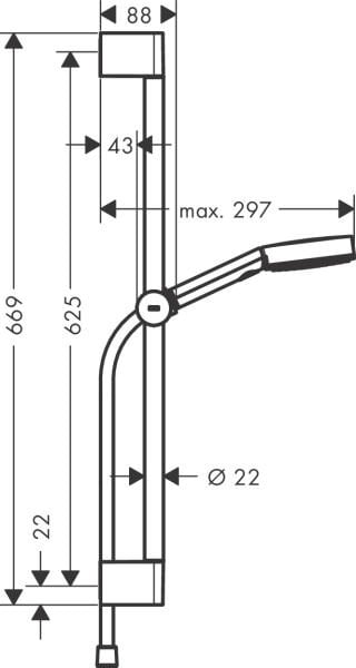 Hansgrohe Pulsify Select S Duş Seti 24160000